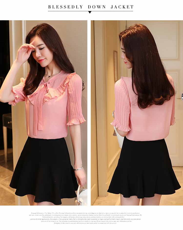 BAJU ATASAN PINK PITA IMPORT 2018 | Jual | Model Terbaru | Murah