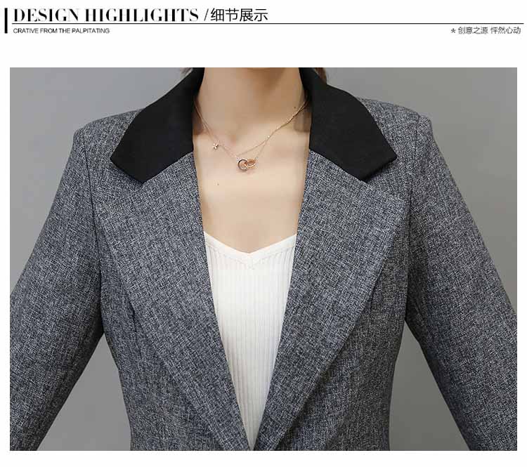 BLAZER WANITA KANTOR WARNA ABU-ABU | Jual | Model Terbaru