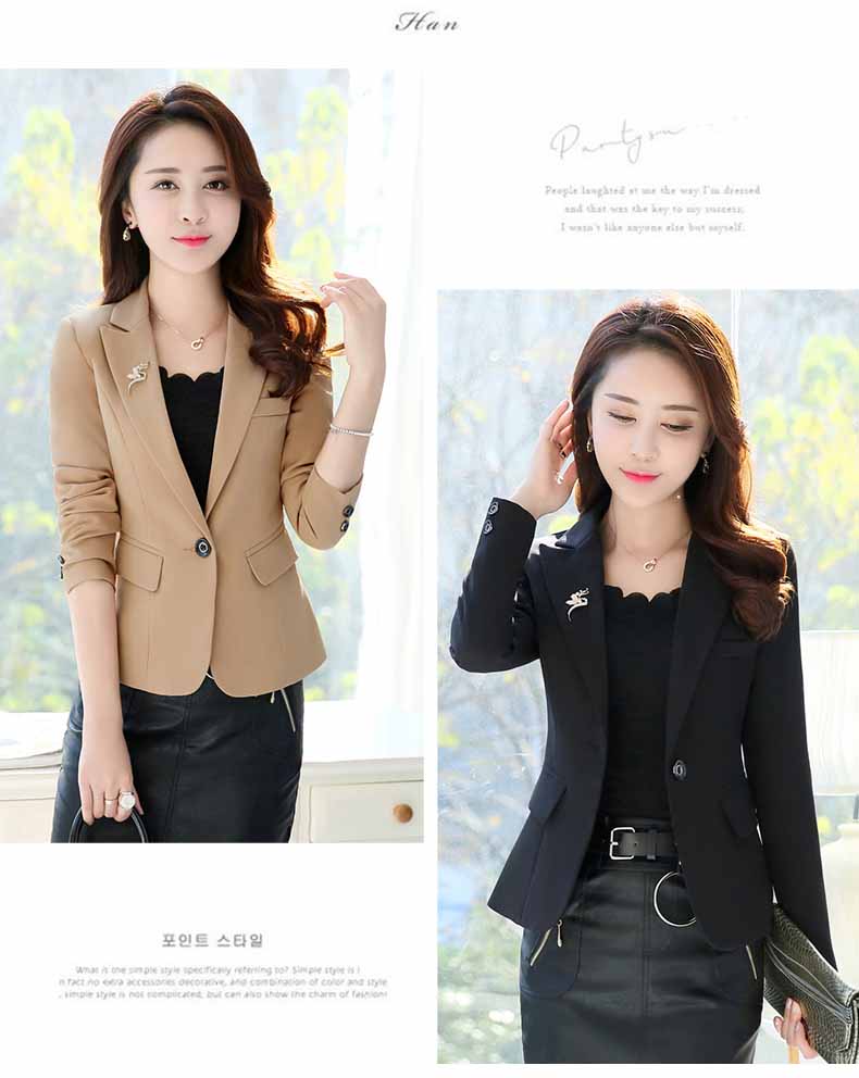 BLAZER WARNA HITAM LENGAN PANJANG ELEGANT | Jual | Model
